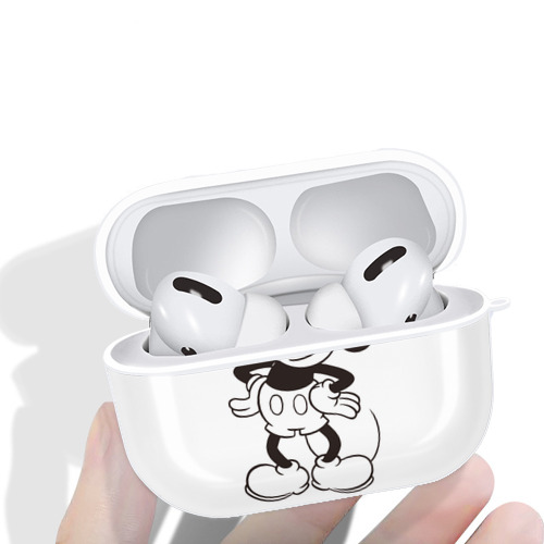 ミッキーマウス Mickey Mouse 【AirPods Pro用】ハードシェル保護ケース 耐衝撃・防指紋・カラビナ付き商品仕様