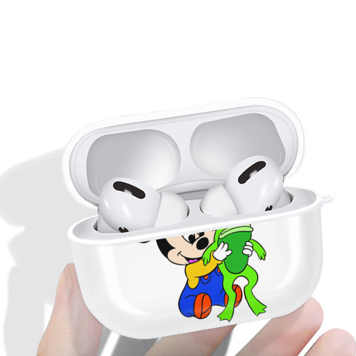 ミッキーマウス Mickey Mouse 【AirPods Pro用】ハードシェル保護ケース 耐衝撃・防指紋・カラビナ付き商品仕様