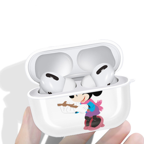 ミッキーマウス Mickey Mouse 【AirPods Pro用】ハードシェル保護ケース 耐衝撃・防指紋・カラビナ付き商品仕様