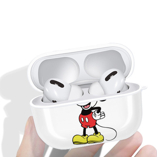 ミッキーマウス Mickey Mouse 【AirPods Pro用】ハードシェル保護ケース 耐衝撃・防指紋・カラビナ付き商品仕様