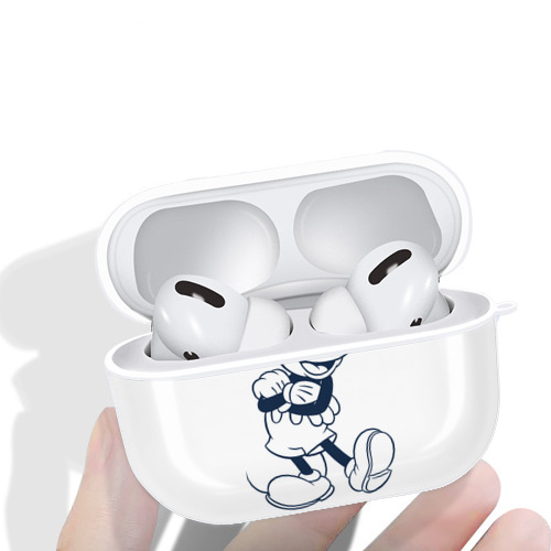 ミッキーマウス Mickey Mouse 【AirPods Pro用】ハードシェル保護ケース 耐衝撃・防指紋・カラビナ付き商品仕様