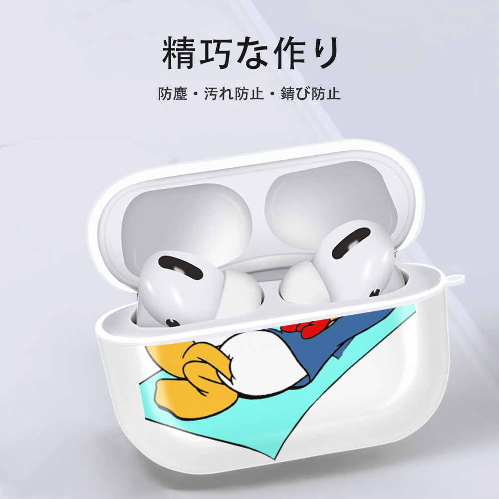 ミッキーマウス Mickey Mouse 【AirPods Pro用】ハードシェル保護ケース 耐衝撃・防指紋・カラビナ付き商品仕様