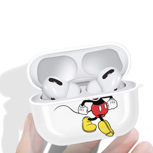 ミッキーマウス Mickey Mouse 【AirPods Pro用】ハードシェル保護ケース 耐衝撃・防指紋・カラビナ付き商品仕様