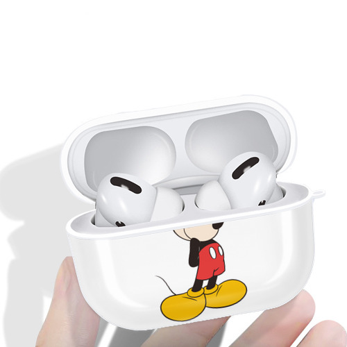 ミッキーマウス Mickey Mouse 【AirPods Pro用】ハードシェル保護ケース 耐衝撃・防指紋・カラビナ付き商品仕様