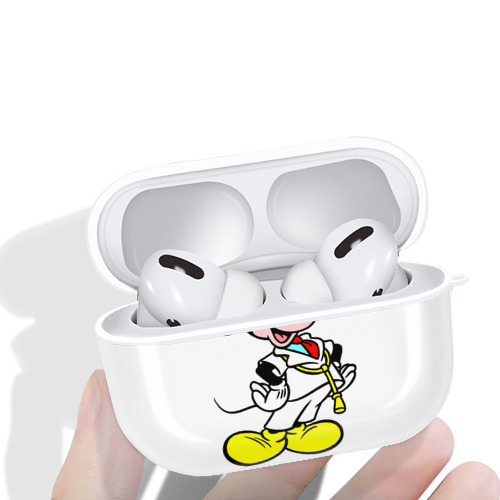 ミッキーマウス Mickey Mouse 【AirPods Pro用】ハードシェル保護ケース 耐衝撃・防指紋・カラビナ付き商品仕様