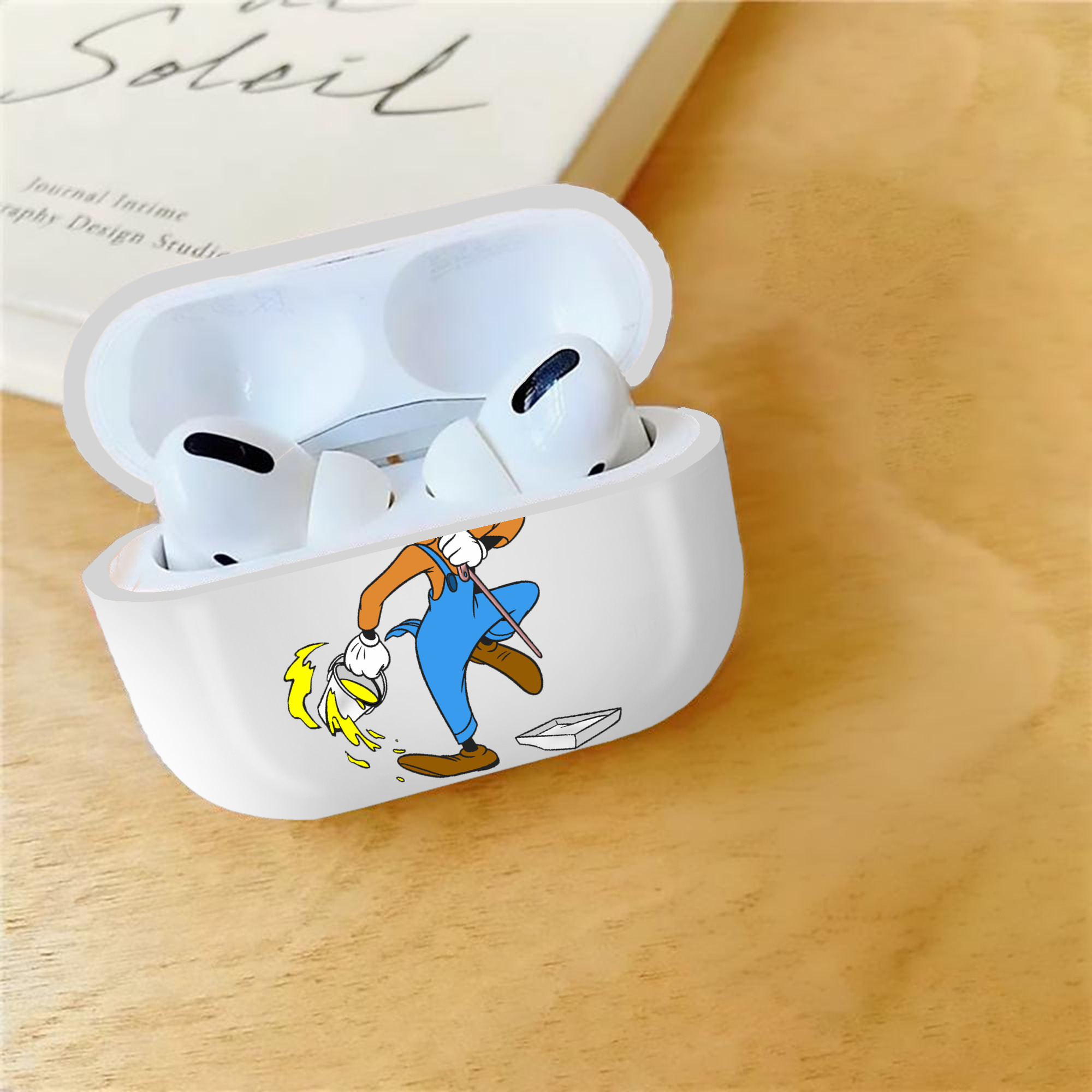 ミッキーマウス Mickey Mouse 【AirPods Pro用】ハードシェル保護ケース 耐衝撃・防指紋・カラビナ付き商品仕様
