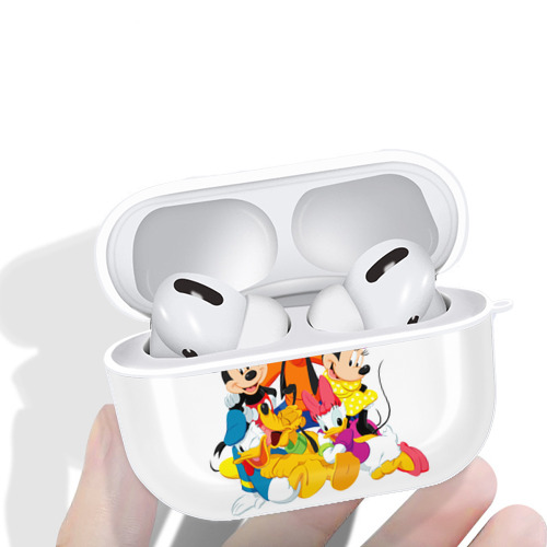 ミッキーマウス Mickey Mouse 【AirPods Pro用】ハードシェル保護ケース 耐衝撃・防指紋・カラビナ付き商品仕様