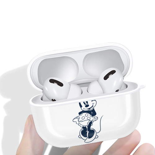 ミッキーマウス Mickey Mouse 【AirPods Pro用】ハードシェル保護ケース 耐衝撃・防指紋・カラビナ付き商品仕様
