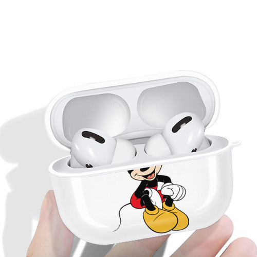 ミッキーマウス Mickey Mouse 【AirPods Pro用】ハードシェル保護ケース 耐衝撃・防指紋・カラビナ付き商品仕様