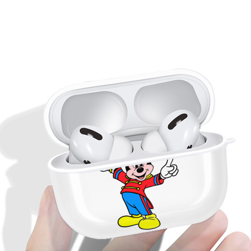 ミッキーマウス Mickey Mouse 【AirPods Pro用】ハードシェル保護ケース 耐衝撃・防指紋・カラビナ付き商品仕様