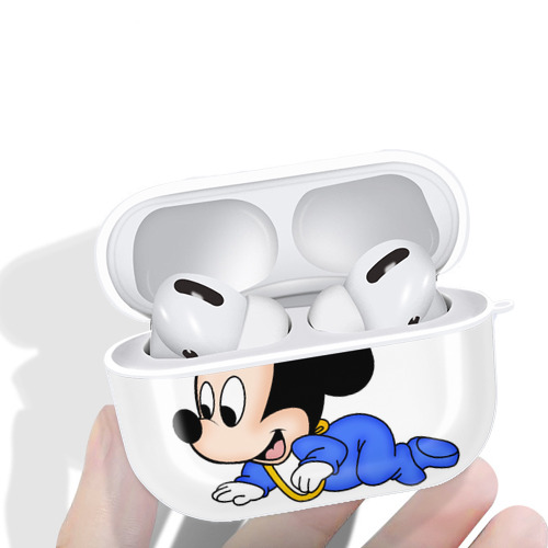 ミッキーマウス Mickey Mouse 【AirPods Pro用】ハードシェル保護ケース 耐衝撃・防指紋・カラビナ付き商品仕様