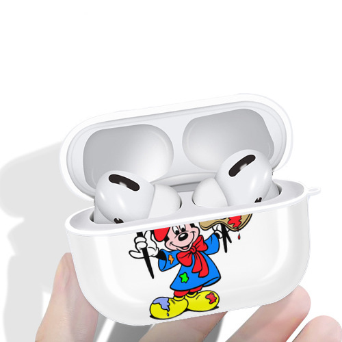 ミッキーマウス Mickey Mouse 【AirPods Pro用】ハードシェル保護ケース 耐衝撃・防指紋・カラビナ付き商品仕様