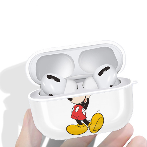 ミッキーマウス Mickey Mouse 【AirPods Pro用】ハードシェル保護ケース 耐衝撃・防指紋・カラビナ付き商品仕様
