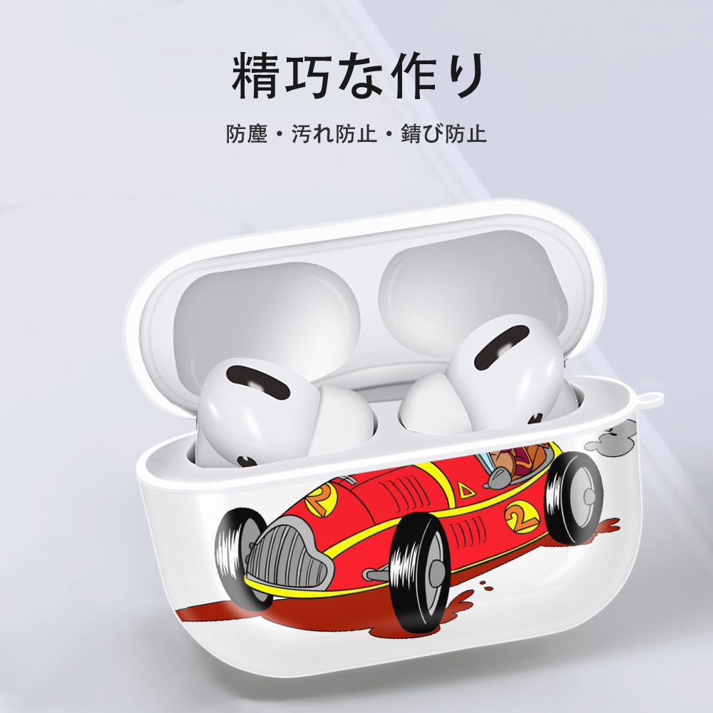 ミッキーマウス Mickey Mouse 【AirPods Pro用】ハードシェル保護ケース 耐衝撃・防指紋・カラビナ付き商品仕様