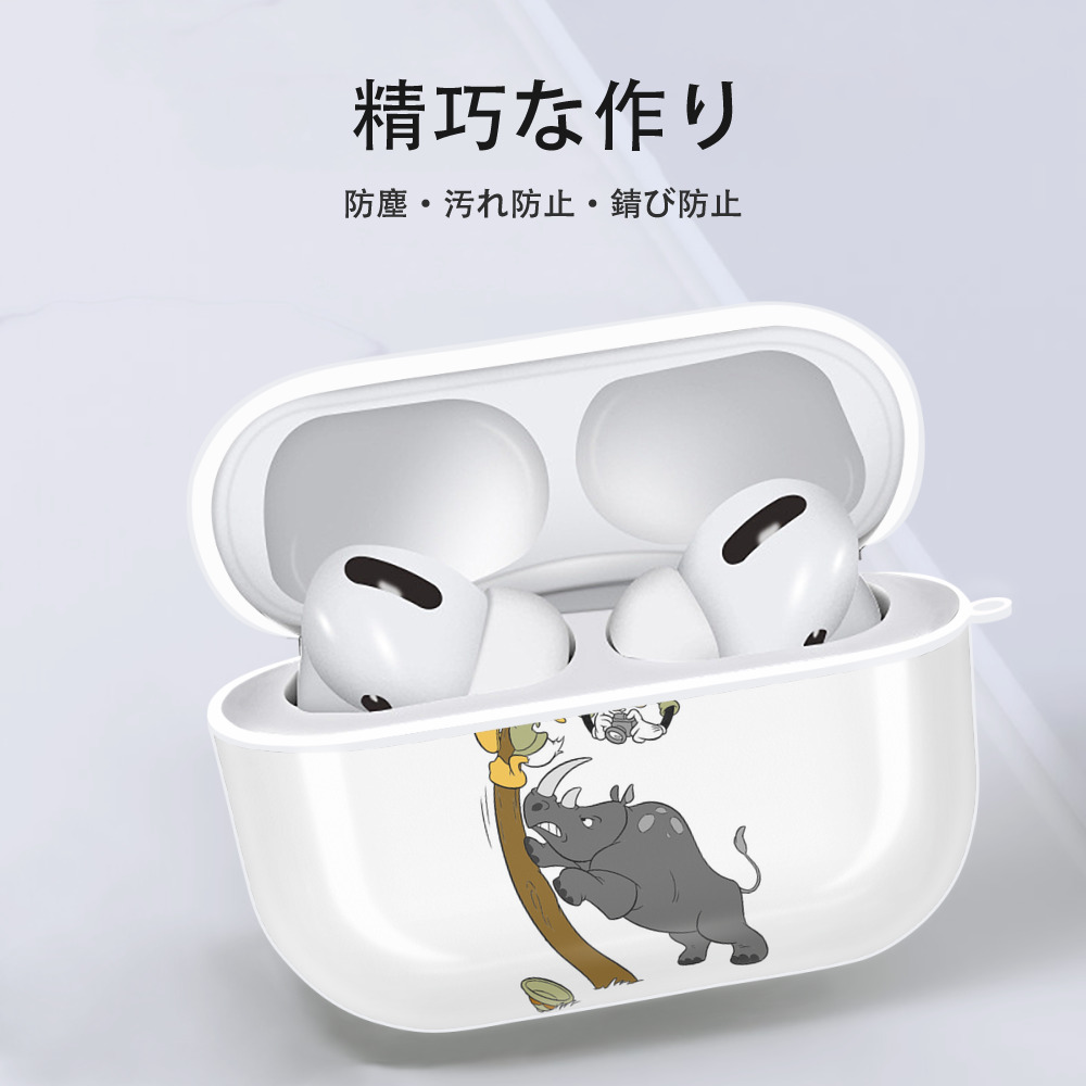 ミッキーマウス Mickey Mouse 【AirPods Pro用】ハードシェル保護ケース 耐衝撃・防指紋・カラビナ付き商品仕様