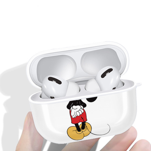 ミッキーマウス Mickey Mouse 【AirPods Pro用】ハードシェル保護ケース 耐衝撃・防指紋・カラビナ付き商品仕様