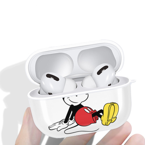 ミッキーマウス Mickey Mouse 【AirPods Pro用】ハードシェル保護ケース 耐衝撃・防指紋・カラビナ付き商品仕様