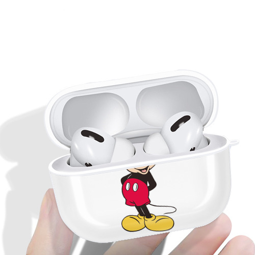 ミッキーマウス Mickey Mouse 【AirPods Pro用】ハードシェル保護ケース 耐衝撃・防指紋・カラビナ付き商品仕様
