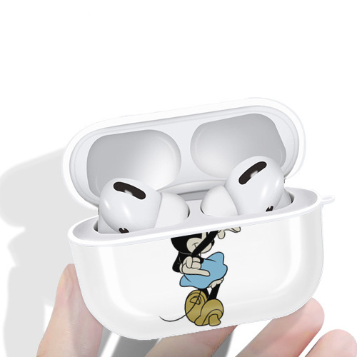 ミッキーマウス Mickey Mouse 【AirPods Pro用】ハードシェル保護ケース 耐衝撃・防指紋・カラビナ付き商品仕様
