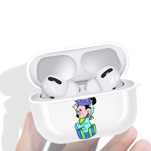 ミッキーマウス Mickey Mouse 【AirPods Pro用】ハードシェル保護ケース 耐衝撃・防指紋・カラビナ付き商品仕様