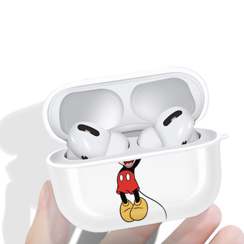 ミッキーマウス Mickey Mouse 【AirPods Pro用】ハードシェル保護ケース 耐衝撃・防指紋・カラビナ付き商品仕様