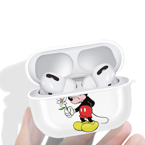 ミッキーマウス Mickey Mouse 【AirPods Pro用】ハードシェル保護ケース 耐衝撃・防指紋・カラビナ付き商品仕様