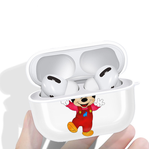 ミッキーマウス Mickey Mouse 【AirPods Pro用】ハードシェル保護ケース 耐衝撃・防指紋・カラビナ付き商品仕様