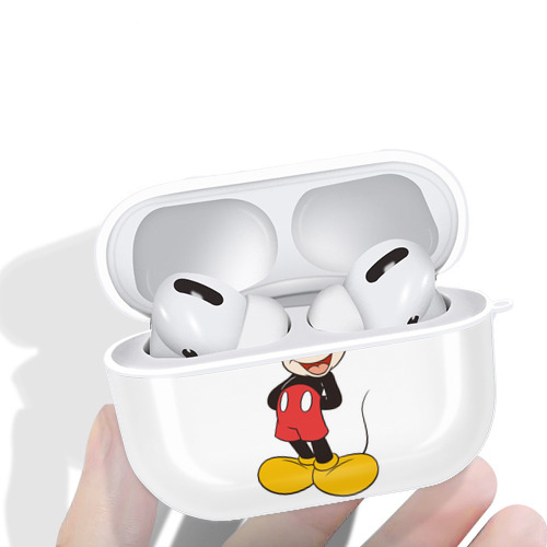 ミッキーマウス Mickey Mouse 【AirPods Pro用】ハードシェル保護ケース 耐衝撃・防指紋・カラビナ付き商品仕様