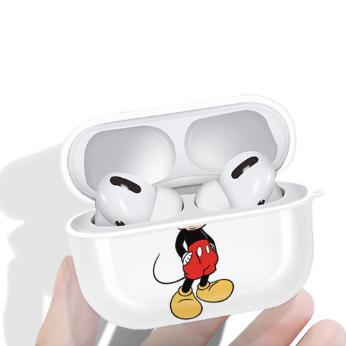 ミッキーマウス Mickey Mouse 【AirPods Pro用】ハードシェル保護ケース 耐衝撃・防指紋・カラビナ付き商品仕様