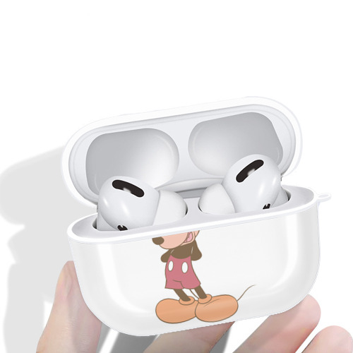 ミッキーマウス Mickey Mouse 【AirPods Pro用】ハードシェル保護ケース 耐衝撃・防指紋・カラビナ付き商品仕様