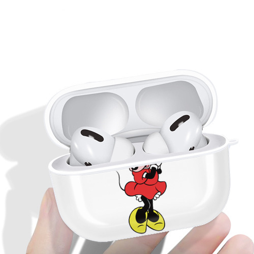 ミッキーマウス Mickey Mouse 【AirPods Pro用】ハードシェル保護ケース 耐衝撃・防指紋・カラビナ付き商品仕様