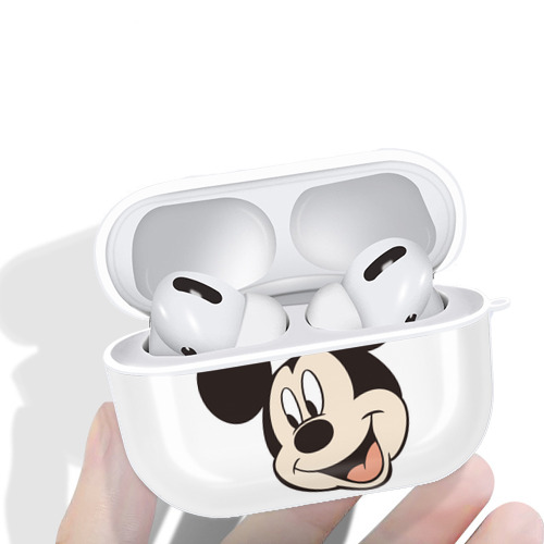 ミッキーマウス Mickey Mouse 【AirPods Pro用】ハードシェル保護ケース 耐衝撃・防指紋・カラビナ付き商品仕様
