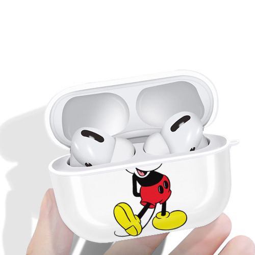 ミッキーマウス Mickey Mouse 【AirPods Pro用】ハードシェル保護ケース 耐衝撃・防指紋・カラビナ付き商品仕様