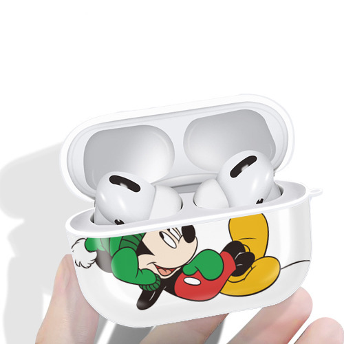 ミッキーマウス Mickey Mouse 【AirPods Pro用】ハードシェル保護ケース 耐衝撃・防指紋・カラビナ付き商品仕様