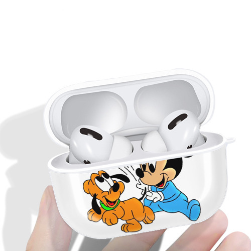 ミッキーマウス Mickey Mouse 【AirPods Pro用】ハードシェル保護ケース 耐衝撃・防指紋・カラビナ付き商品仕様