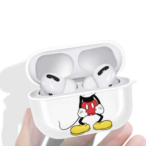 ミッキーマウス Mickey Mouse 【AirPods Pro用】ハードシェル保護ケース 耐衝撃・防指紋・カラビナ付き商品仕様