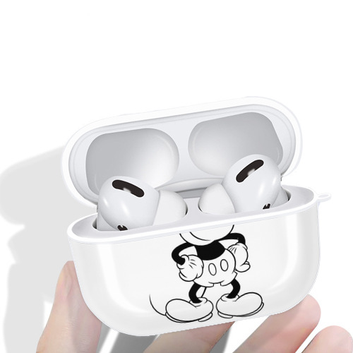 ミッキーマウス Mickey Mouse 【AirPods Pro用】ハードシェル保護ケース 耐衝撃・防指紋・カラビナ付き商品仕様