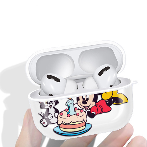 ミッキーマウス Mickey Mouse 【AirPods Pro用】ハードシェル保護ケース 耐衝撃・防指紋・カラビナ付き商品仕様