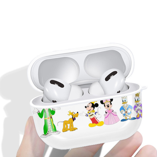 ミッキーマウス Mickey Mouse 【AirPods Pro用】ハードシェル保護ケース 耐衝撃・防指紋・カラビナ付き商品仕様