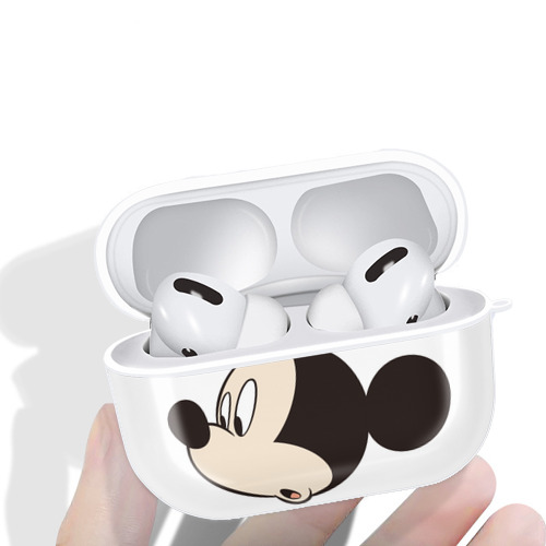 ミッキーマウス Mickey Mouse 【AirPods Pro用】ハードシェル保護ケース 耐衝撃・防指紋・カラビナ付き商品仕様