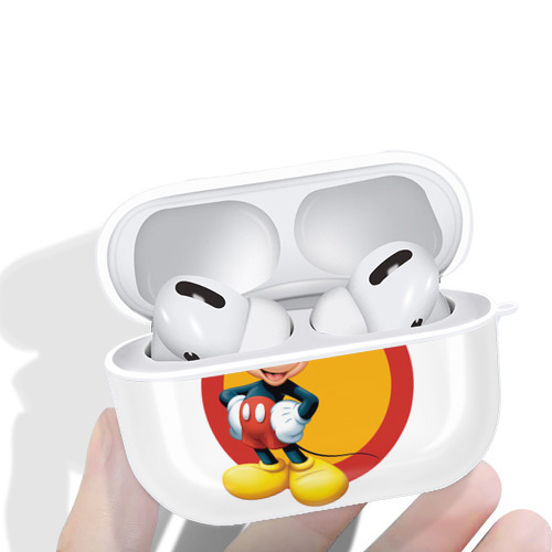 ミッキーマウス Mickey Mouse 【AirPods Pro用】ハードシェル保護ケース 耐衝撃・防指紋・カラビナ付き商品仕様