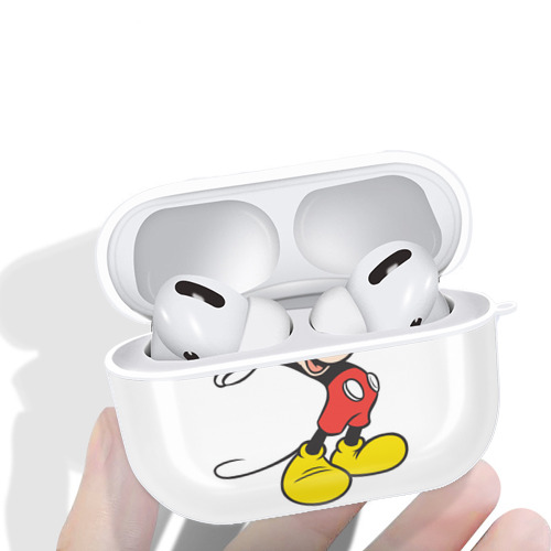 ミッキーマウス Mickey Mouse 【AirPods Pro用】ハードシェル保護ケース 耐衝撃・防指紋・カラビナ付き商品仕様