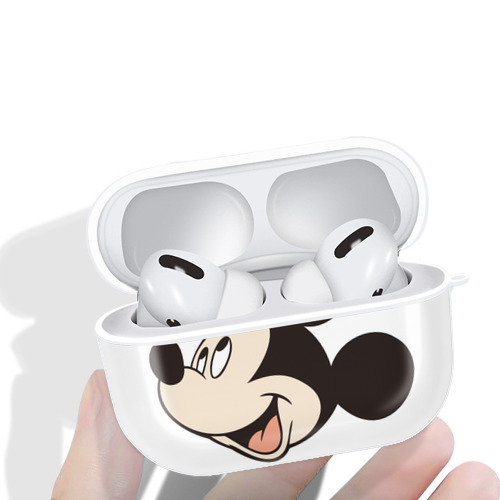 ミッキーマウス Mickey Mouse 【AirPods Pro用】ハードシェル保護ケース 耐衝撃・防指紋・カラビナ付き商品仕様