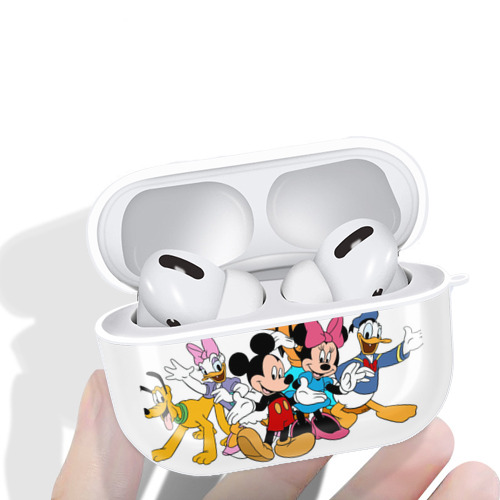 ミッキーマウス Mickey Mouse 【AirPods Pro用】ハードシェル保護ケース 耐衝撃・防指紋・カラビナ付き商品仕様