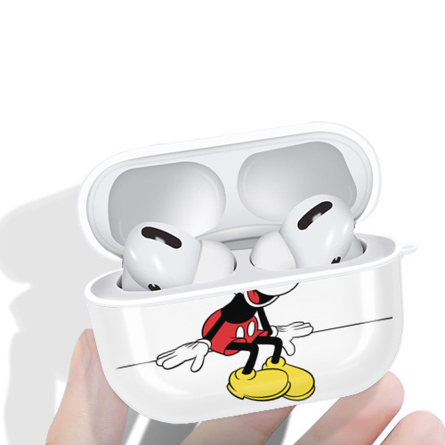 ミッキーマウス Mickey Mouse 【AirPods Pro用】ハードシェル保護ケース 耐衝撃・防指紋・カラビナ付き商品仕様