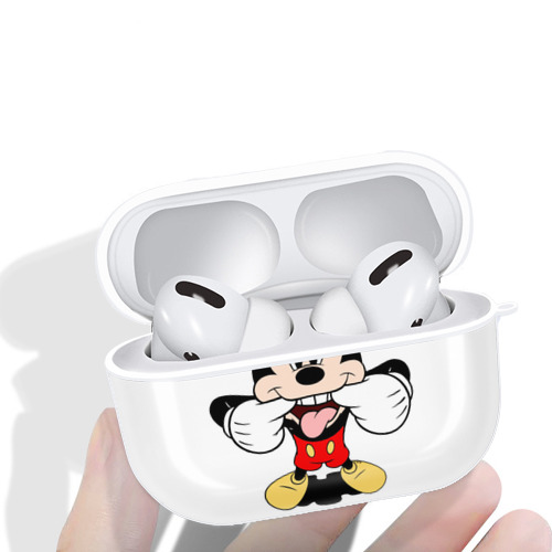 ミッキーマウス Mickey Mouse 【AirPods Pro用】ハードシェル保護ケース 耐衝撃・防指紋・カラビナ付き商品仕様