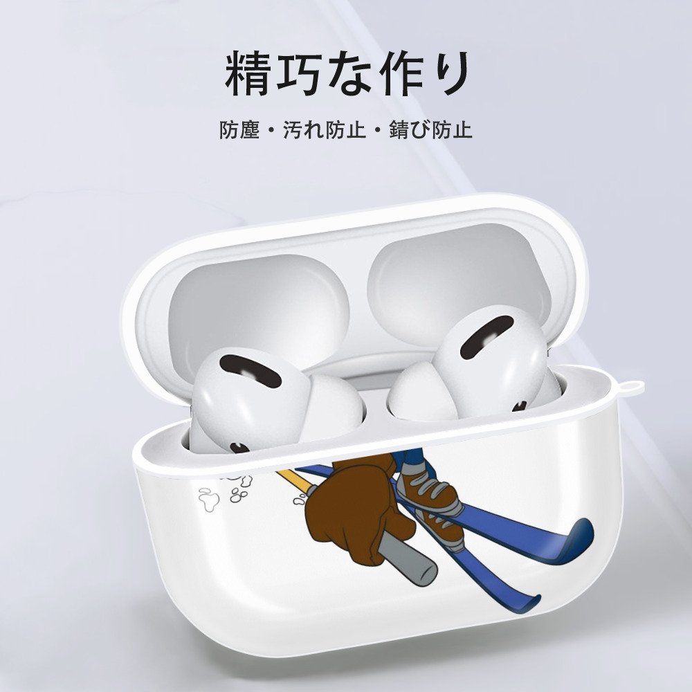 ミッキーマウス Mickey Mouse 【AirPods Pro用】ハードシェル保護ケース 耐衝撃・防指紋・カラビナ付き商品仕様