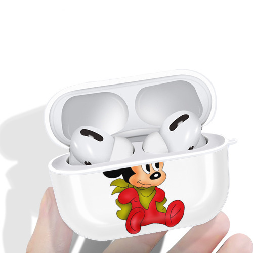ミッキーマウス Mickey Mouse 【AirPods Pro用】ハードシェル保護ケース 耐衝撃・防指紋・カラビナ付き商品仕様