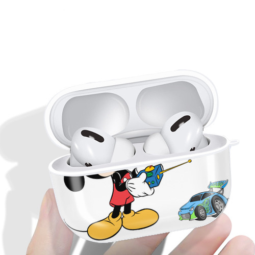 ミッキーマウス Mickey Mouse 【AirPods Pro用】ハードシェル保護ケース 耐衝撃・防指紋・カラビナ付き商品仕様