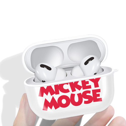 ミッキーマウス Mickey Mouse 【AirPods Pro用】ハードシェル保護ケース 耐衝撃・防指紋・カラビナ付き商品仕様